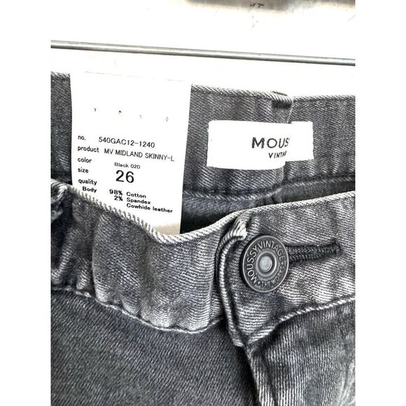MOUSSY VINTAGE Midland Skinny Ankle Jeans 26” - Picture 7 of 8